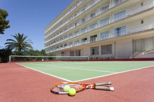 tennisbaan van het hotel