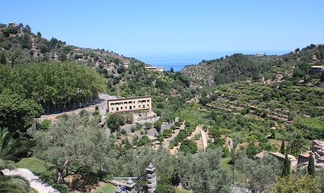 Deià Mallorca met uitzicht op de zee